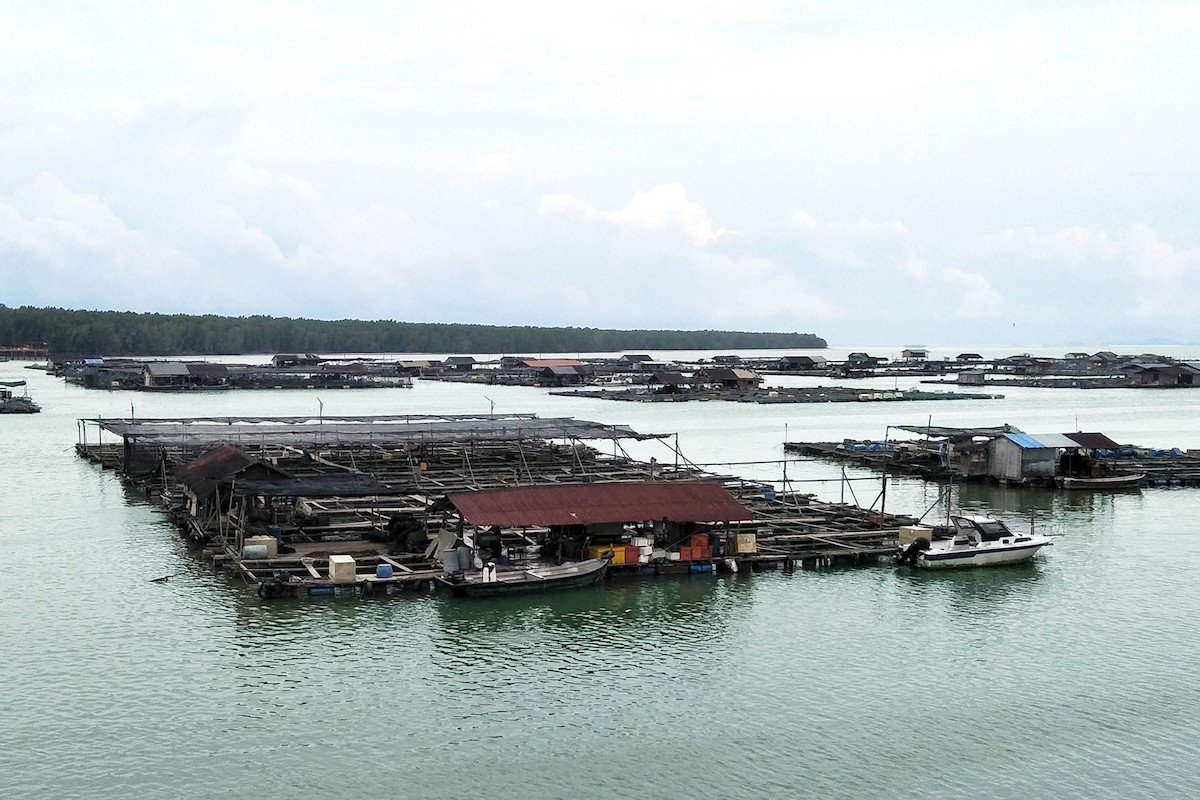 kukup fishing village